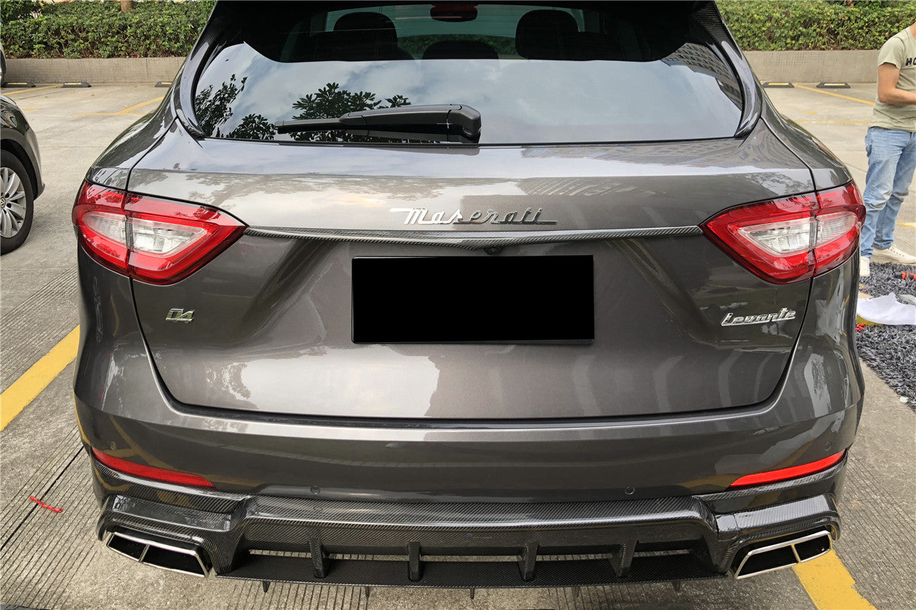 Maserati Levant Rear 2017-2022 Maserati Levante Modena GT OD Style Rear Diffuser Lip (NO ...