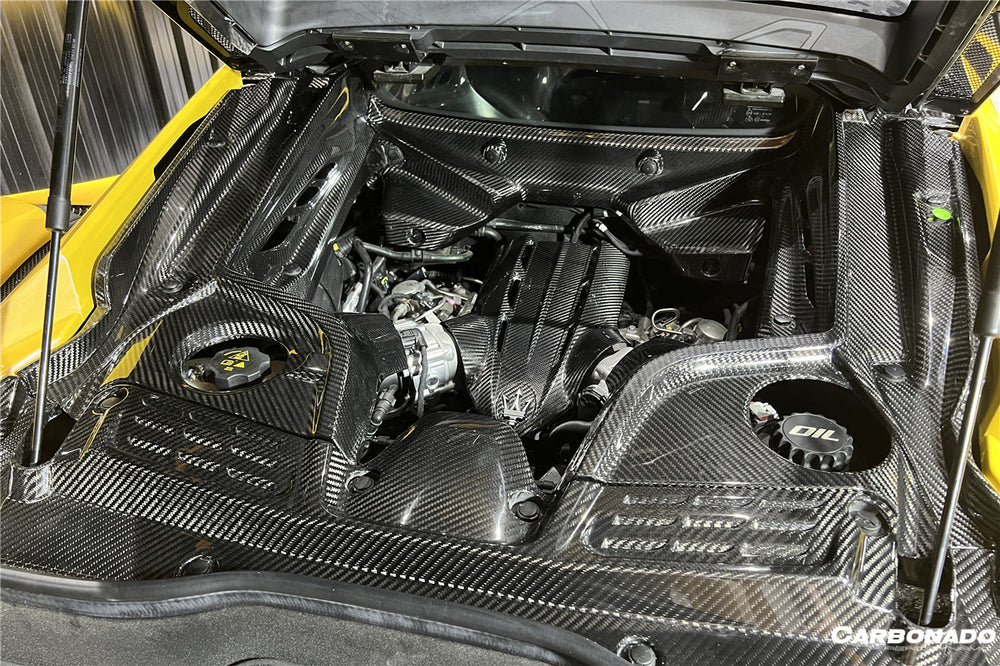 2020-UP Maserati MC20 Dry Carbon Fiber Engine Cover Replacement