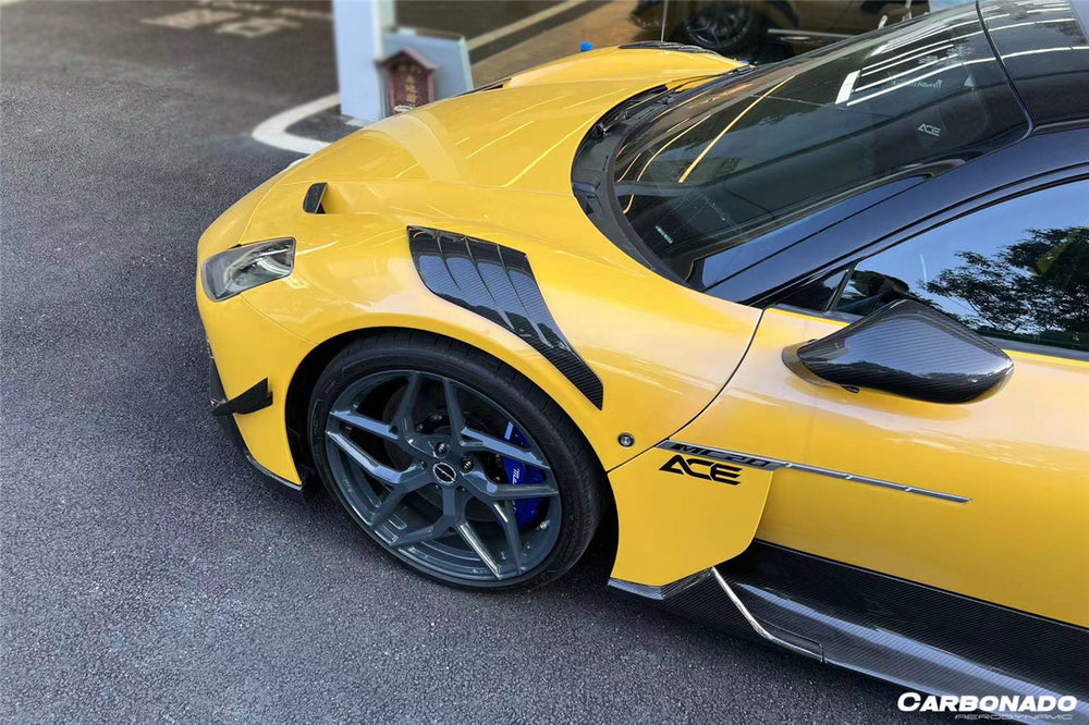 2020-UP Maserati MC20 SVD Style Dry Carbon Fiber Front Fender Patch