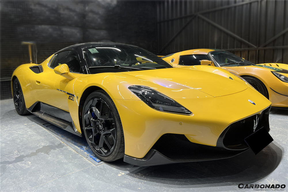 2020-UP Maserati MC20 OE Dry Carbon Fiber Side Skirts