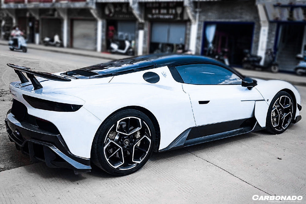 2020-UP Maserati MC20 SVD Style Dry Carbon Fiber GT Wing