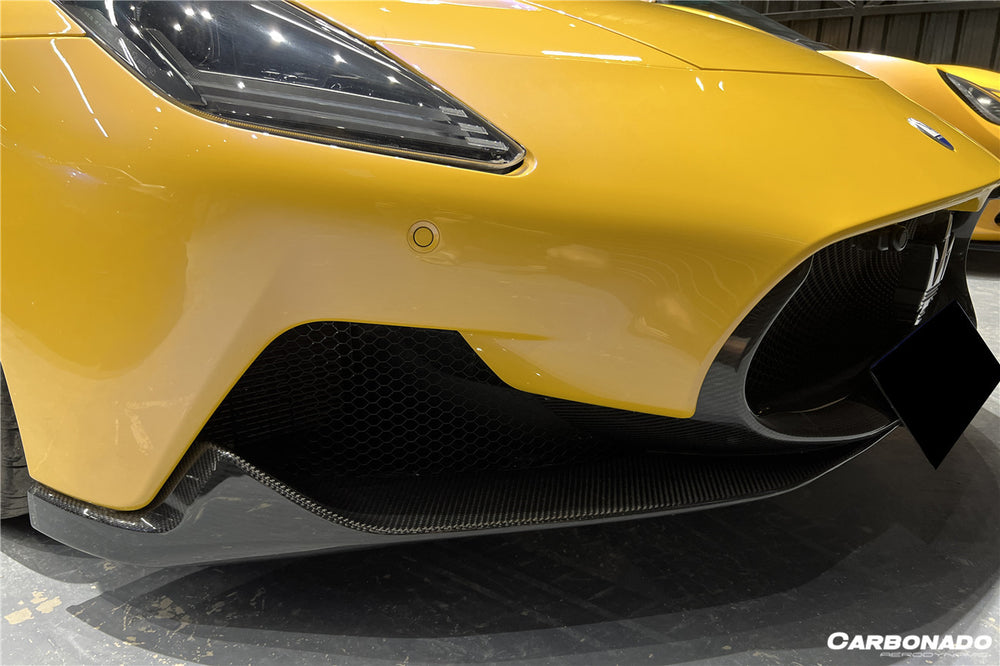 Faldón delantero de fibra de carbono seco OE Maserati MC20 2020-UP