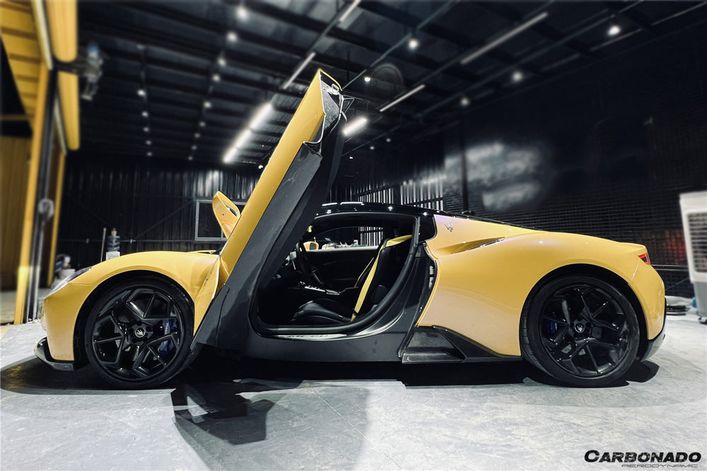 2020-UP Maserati MC20 OE Dry Carbon Fiber Side Skirts