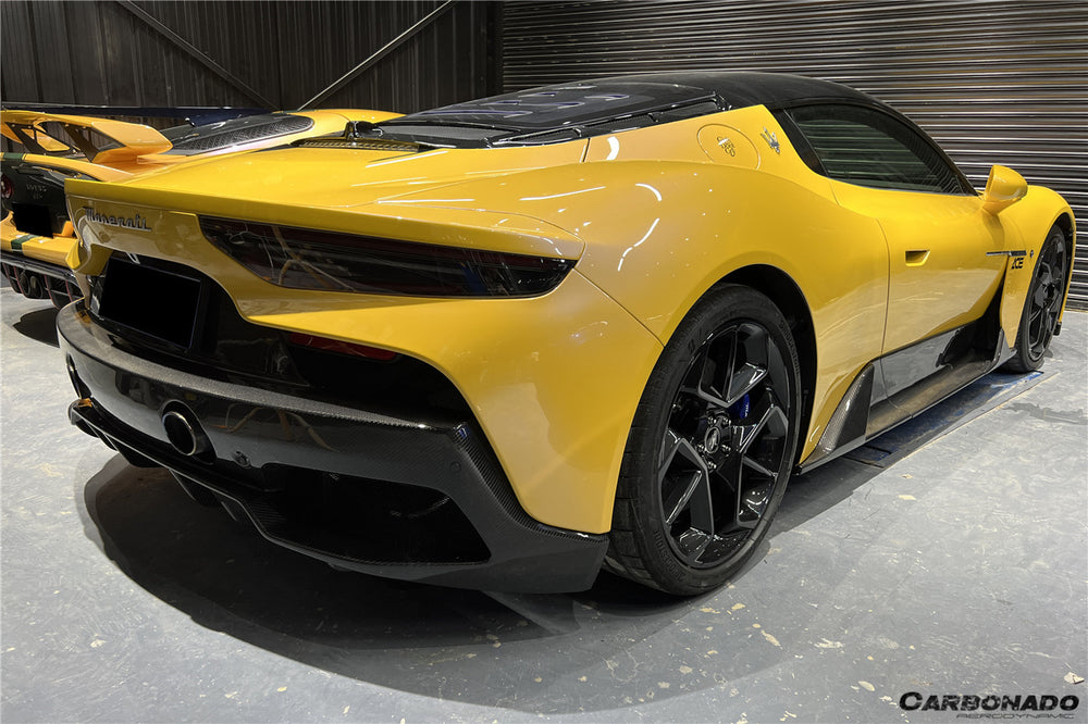2020-UP Maserati MC20 OE Dry Carbon Fiber Rear Lip Diffuser