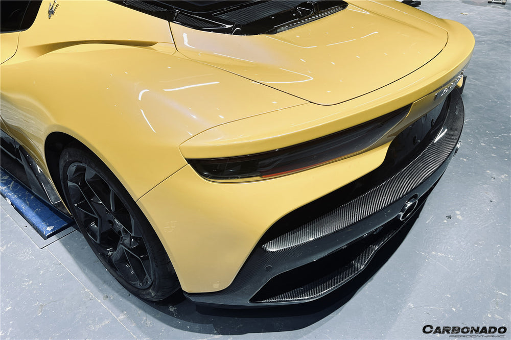 2020-UP Maserati MC20 OE Dry Carbon Fiber Rear Lip Diffuser