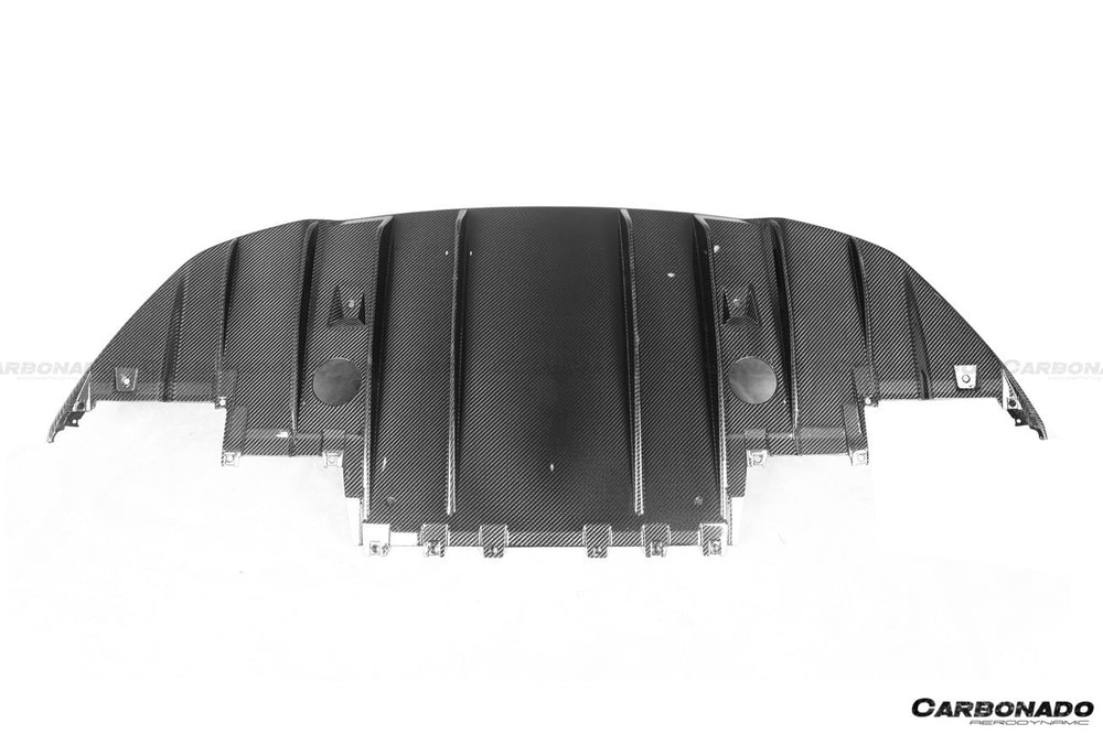 2020-UP Maserati MC20 OE Dry Carbon Fiber Rear Lip Diffuser