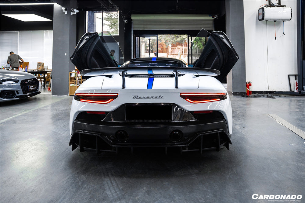 2020-UP Maserati MC20 SVD Style Dry Carbon Fiber GT Wing