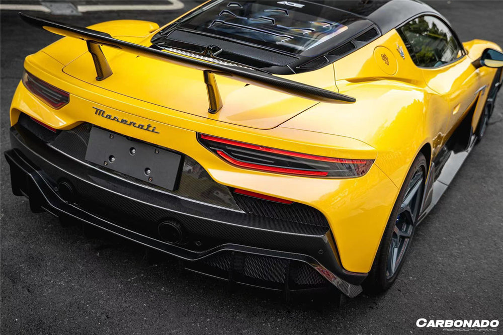 2020-UP Maserati MC20 SVD Style Dry Carbon Fiber GT Wing