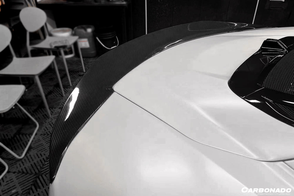 2020-2024 Maserati MC20 SVD Style Dry Carbon Fiber Rear Ducktail Spoiler