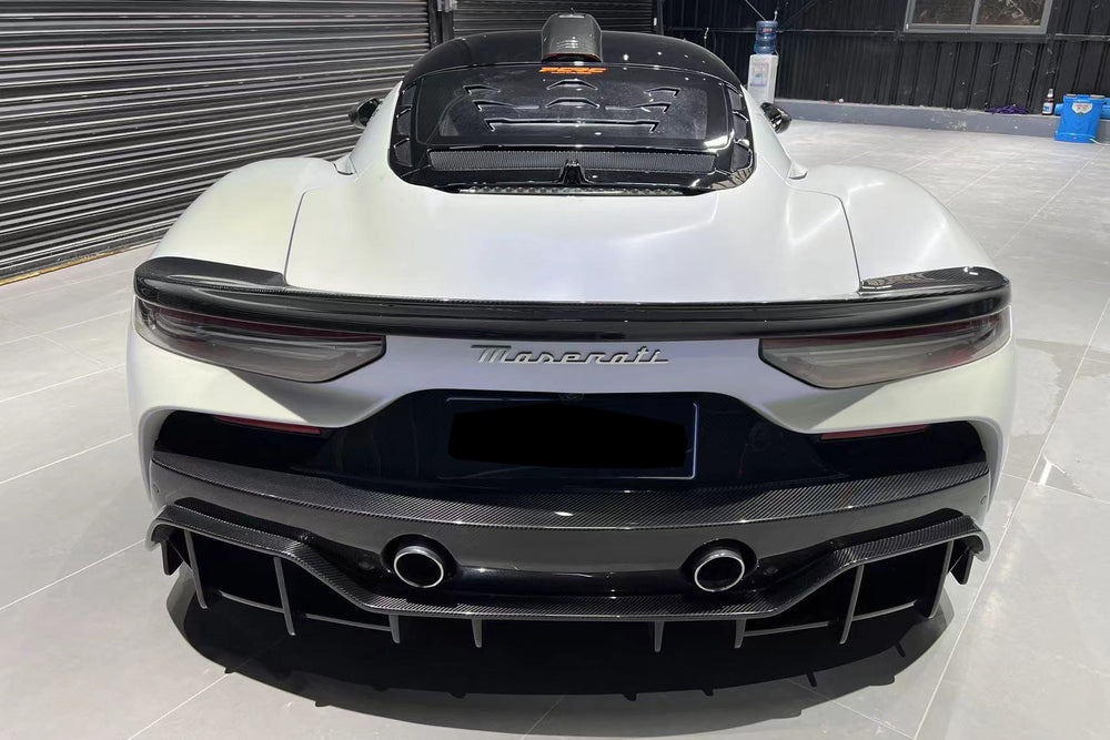 2020-2024 Maserati MC20 SVD Style Dry Carbon Fiber Rear Ducktail Spoiler