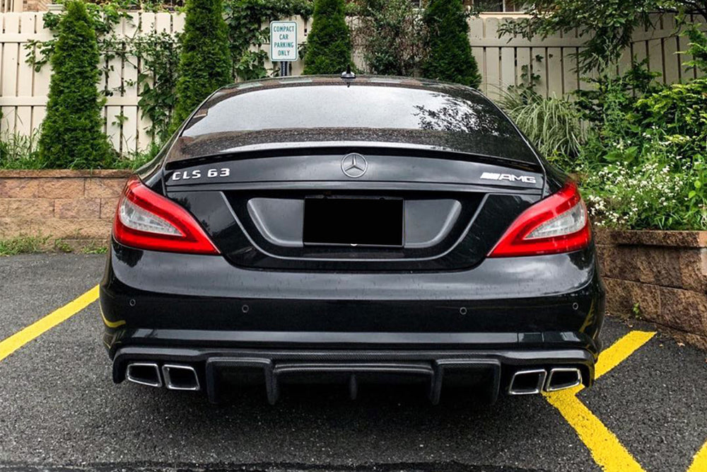 2011-2015 Mercedes Benz CLS400 CLS500 CLS63 AMG W218 RT Style Rear Diffuser