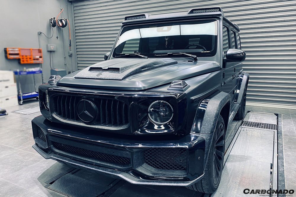 2019-2023 Mercedes Benz G-Class W464 G-Wagon BR Style Hood Scoop - DarwinPRO Aerodynamics