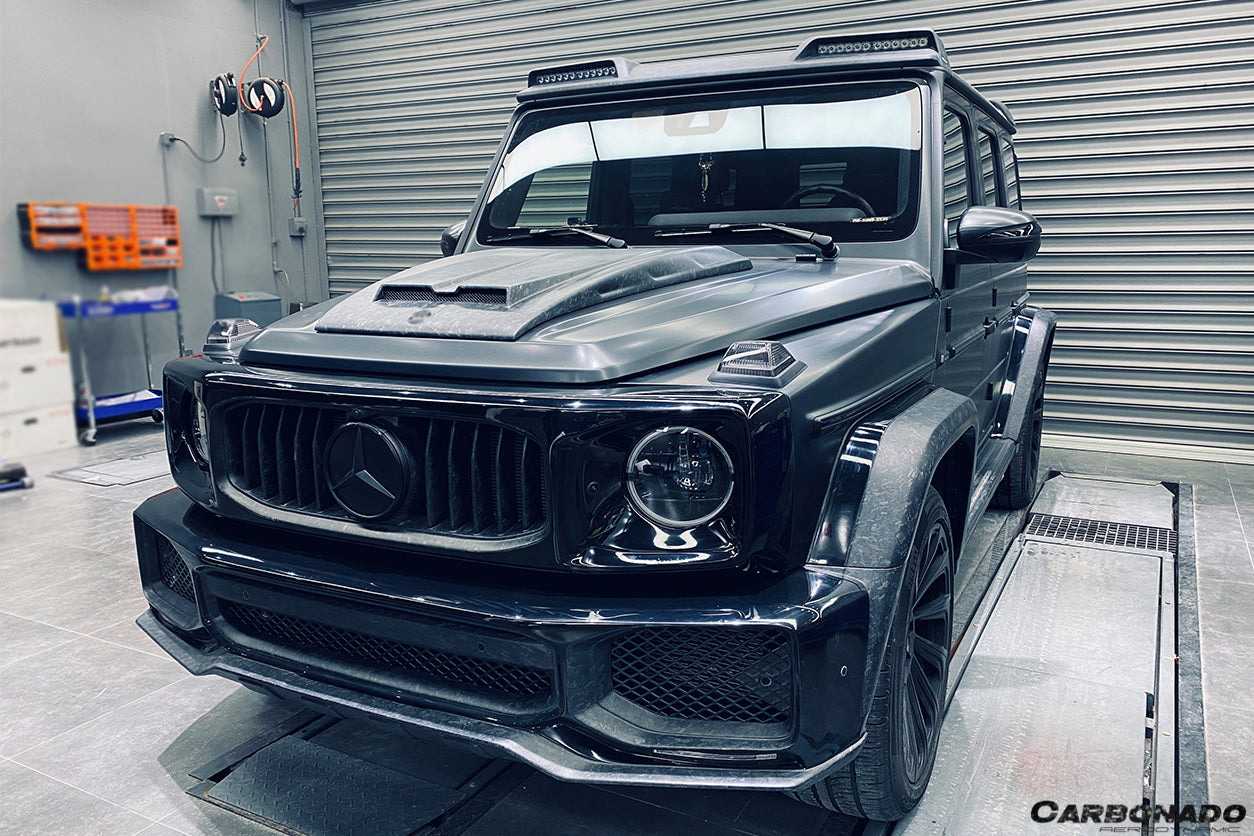 2019-2023 Mercedes Benz G-Class W464 G-Wagon BR Style Hood Scoop - DarwinPRO Aerodynamics