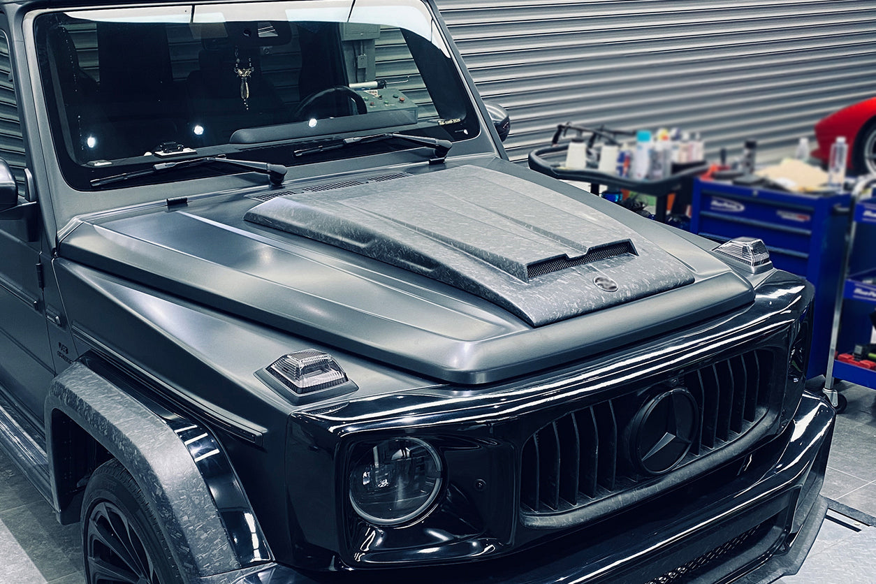 2019-2023 Mercedes Benz G-Class W464 G-Wagon BR Style Hood Scoop - DarwinPRO Aerodynamics