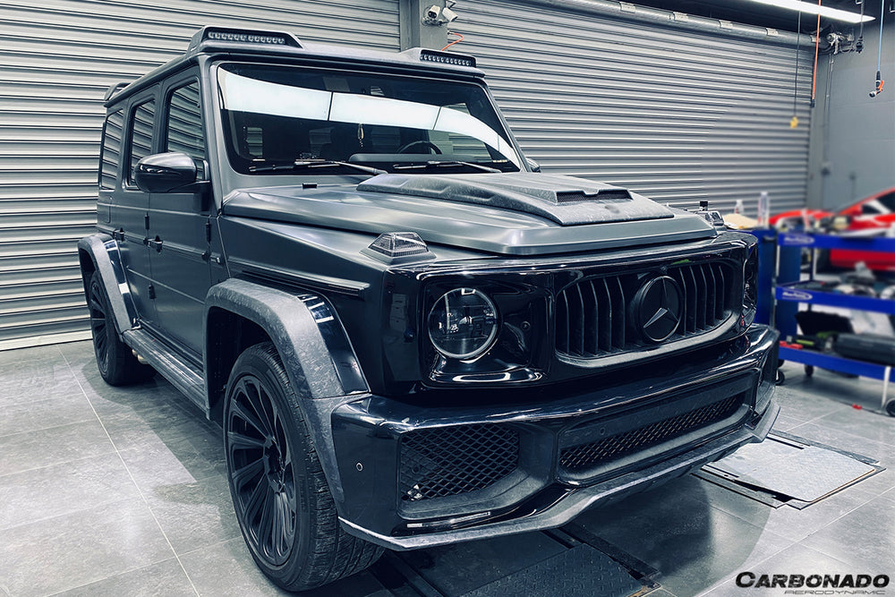 2019-2023 Mercedes Benz G-Class W464 G-Wagon BR Style Hood Scoop - DarwinPRO Aerodynamics