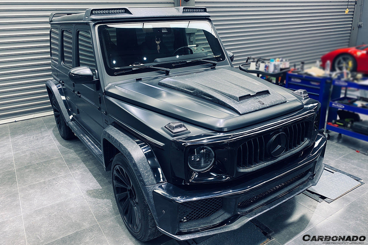 2019-2023 Mercedes Benz G-Class W464 G-Wagon BR Style Hood Scoop - DarwinPRO Aerodynamics