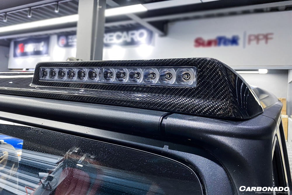 2019-2025 Mercedes Benz G-Class W464 | W465 G-Wagon BR Style Front Roof Spoiler | Fit G500,G550,G63 AMG - DarwinPRO Aerodynamics