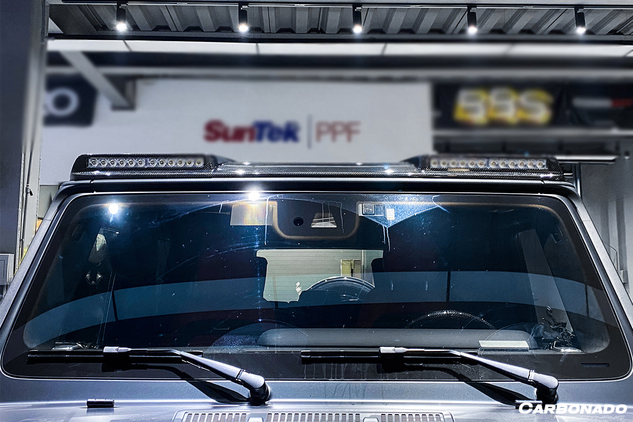 2019-2025 Mercedes Benz G-Class W464 | W465 G-Wagon BR Style Front Roof Spoiler | Fit G500,G550,G63 AMG - DarwinPRO Aerodynamics