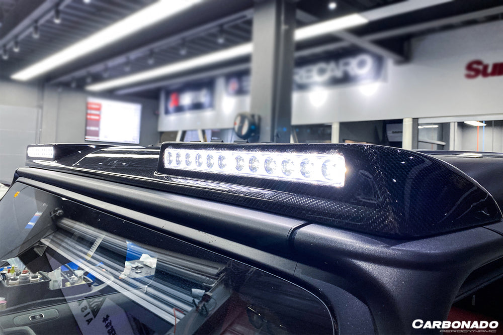 2019-2025 Mercedes Benz G-Class W464 | W465 G-Wagon BR Style Front Roof Spoiler | Fit G500,G550,G63 AMG - DarwinPRO Aerodynamics