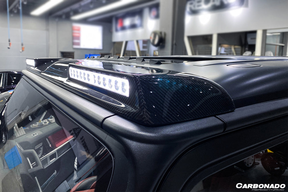 2019-2025 Mercedes Benz G-Class W464 | W465 G-Wagon BR Style Front Roof Spoiler | Fit G500,G550,G63 AMG - DarwinPRO Aerodynamics