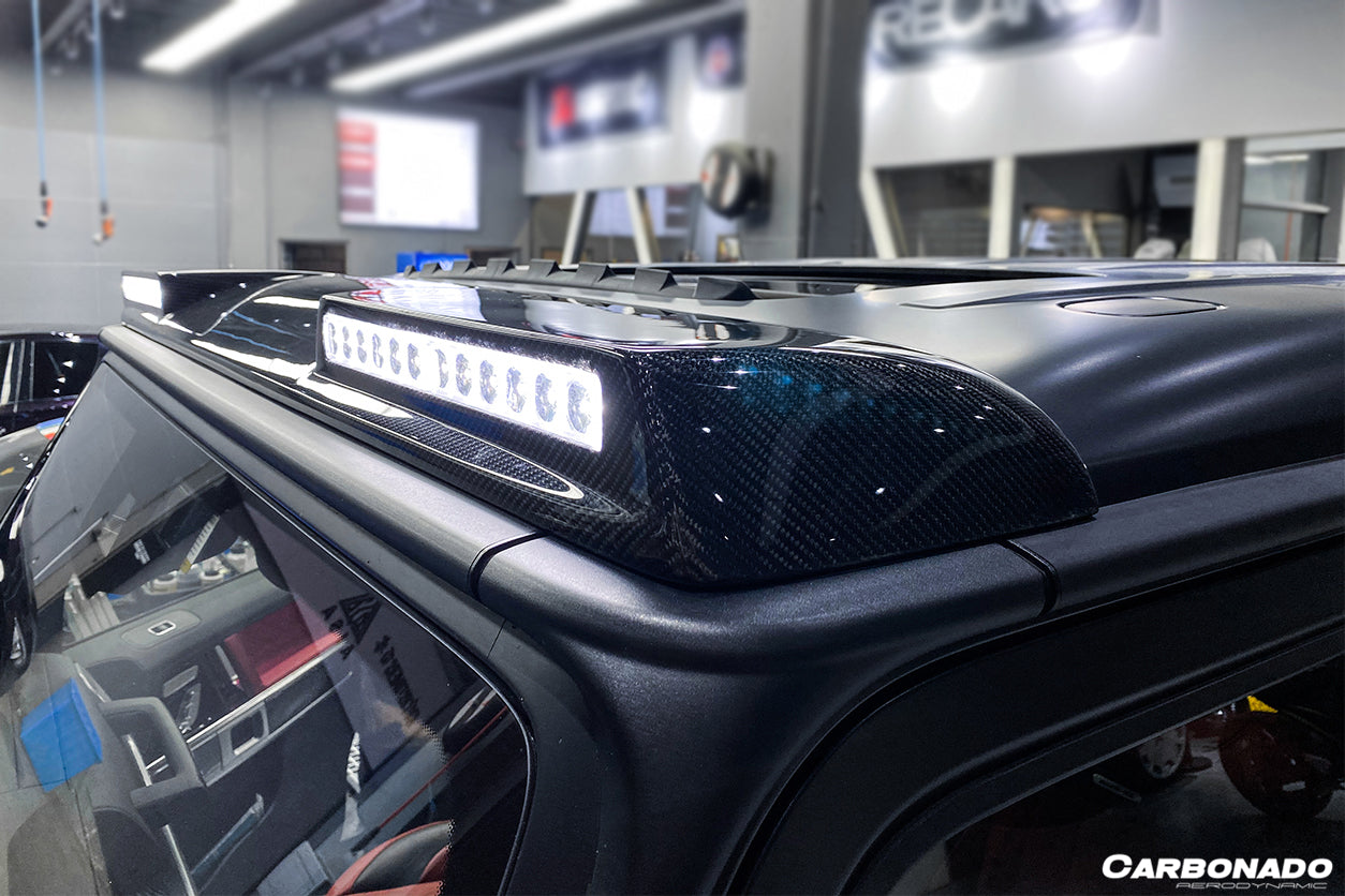2019-2025 Mercedes Benz G-Class W464 | W465 G-Wagon BR Style Front Roof Spoiler | Fit G500,G550,G63 AMG - DarwinPRO Aerodynamics