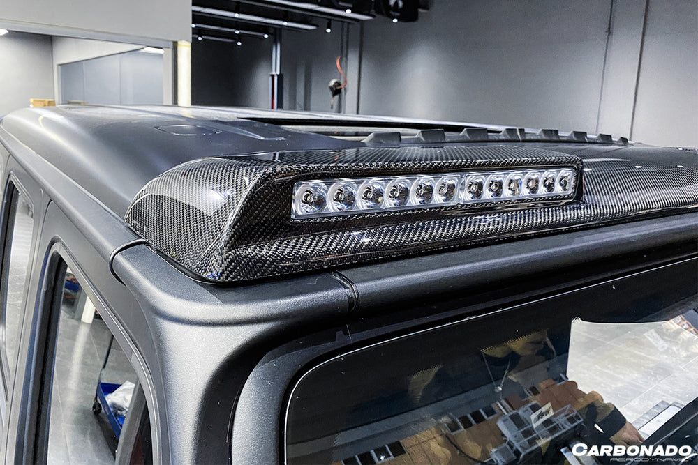 2019-2025 Mercedes Benz G-Class W464 | W465 G-Wagon BR Style Front Roof Spoiler | Fit G500,G550,G63 AMG - DarwinPRO Aerodynamics