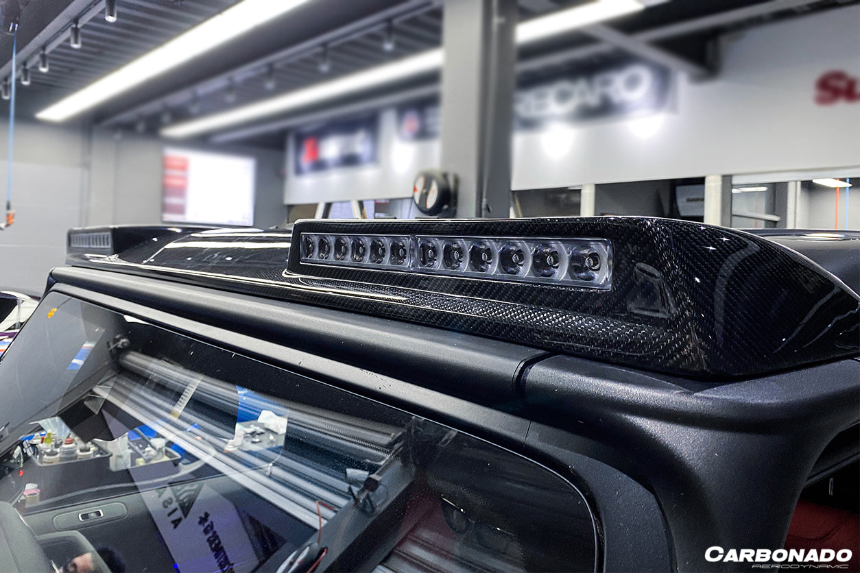 2019-2025 Mercedes Benz G-Class W464 | W465 G-Wagon BR Style Front Roof Spoiler | Fit G500,G550,G63 AMG - DarwinPRO Aerodynamics