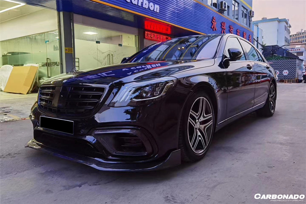2017-2020 Mercedes Benz S63 W222 Sedan BRS Style Front Lip
