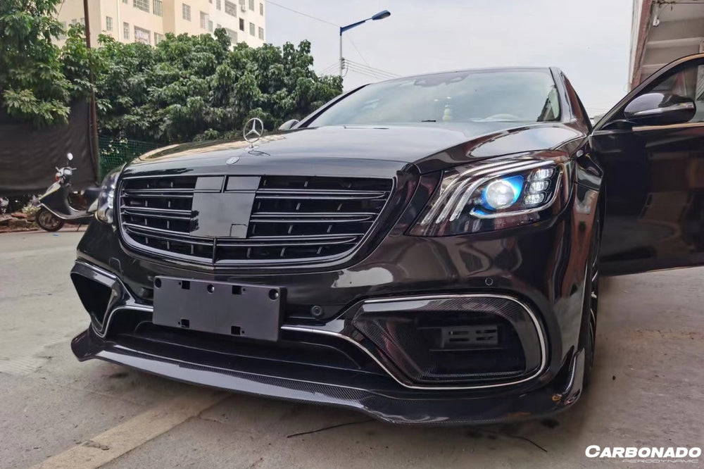 2017-2020 Mercedes Benz S63 W222 Sedan BRS Style Front Lip