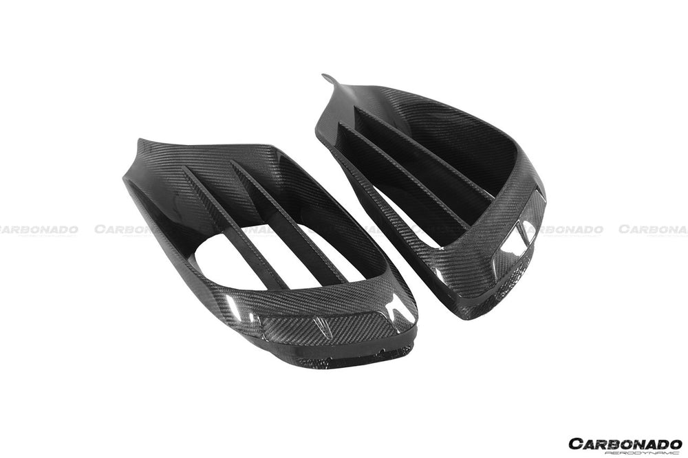 Ventilaciones de parachoques delantero estilo MSY del sedán Mercedes Benz S63 W222 2017-2020
