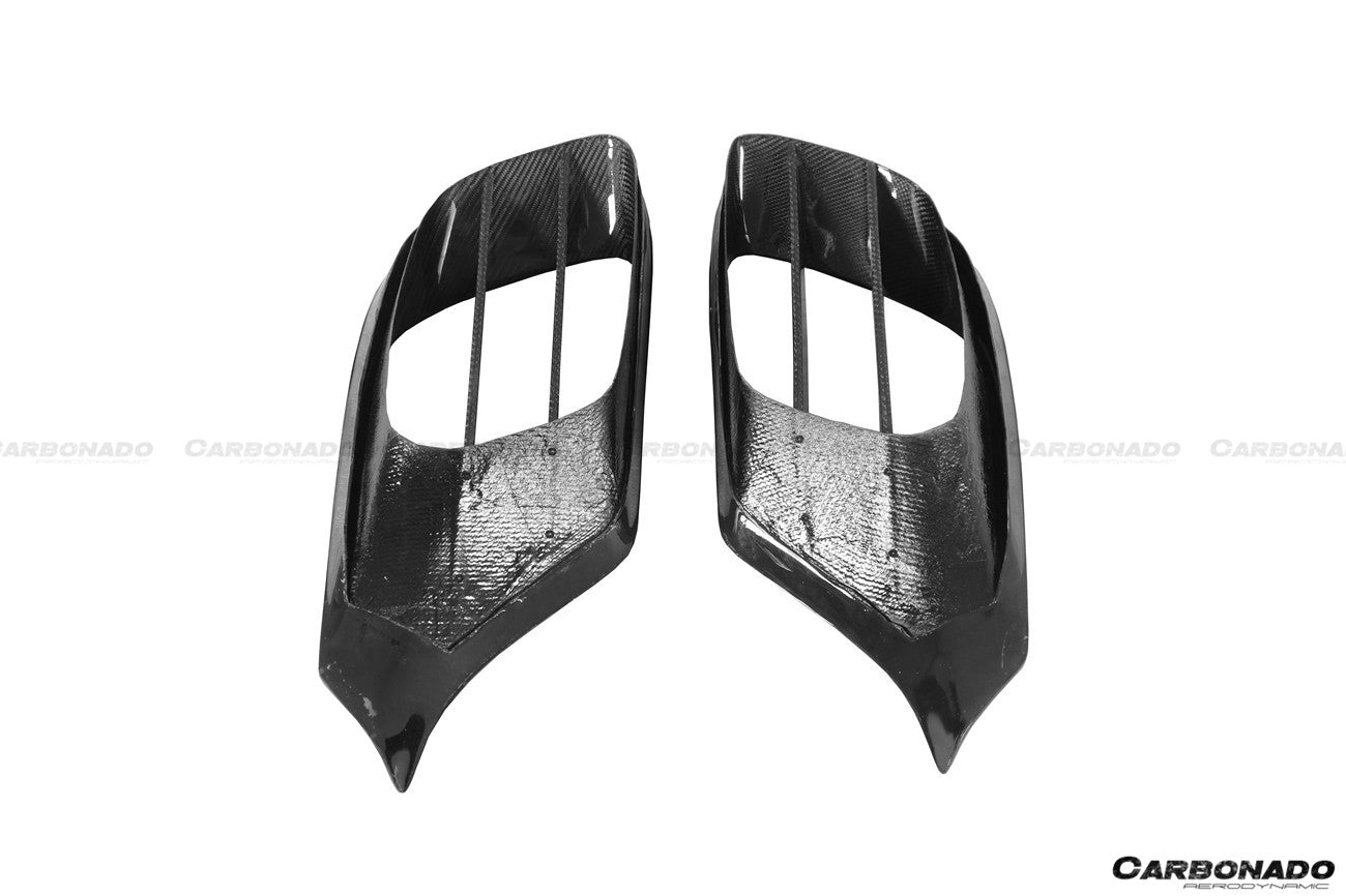 Ventilaciones de parachoques delantero estilo MSY del sedán Mercedes Benz S63 W222 2017-2020