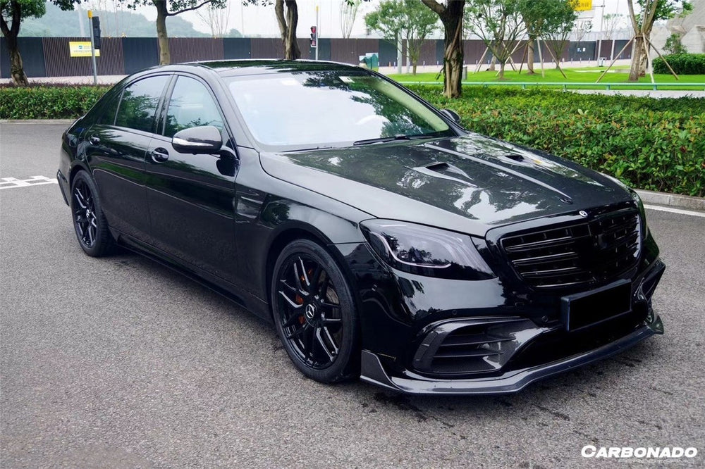 2017-2020 Mercedes Benz S63 W222 Sedan MSY Style Front Lip