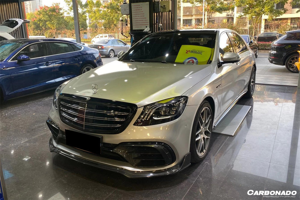 2017-2020 Mercedes Benz S63 W222 Sedan MSY Style Front Lip