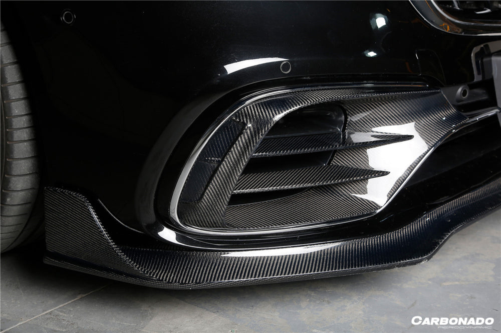 Ventilaciones de parachoques delantero estilo MSY del sedán Mercedes Benz S63 W222 2017-2020