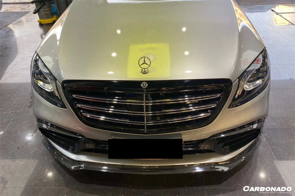 2017-2020 Mercedes Benz S63 W222 Sedan MSY Style Front Lip