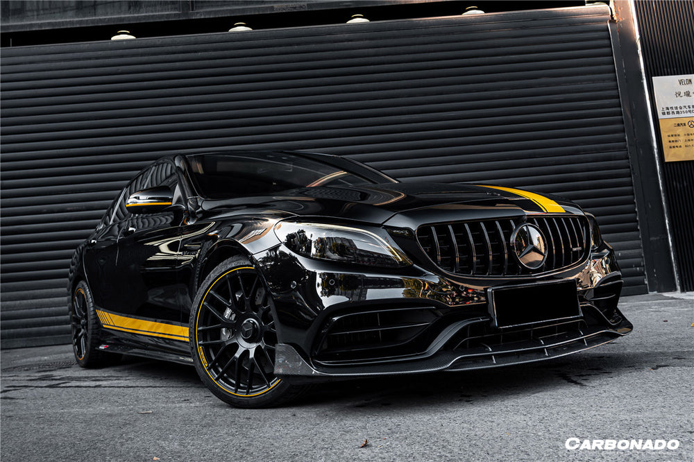 Faldón delantero estilo BR del Mercedes Benz W205 C63/S AMG Sedán 2015