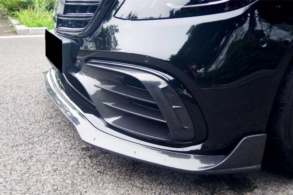 Ventilaciones de parachoques delantero estilo MSY del sedán Mercedes Benz S63 W222 2017-2020