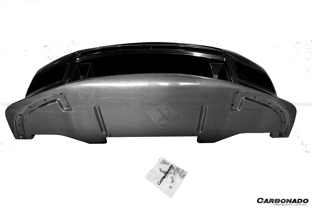 2008-2023 Nissan GTR R35 CBA DBA TPR Style Partial Carbon Fiber Front Bumper - DarwinPRO Aerodynamics