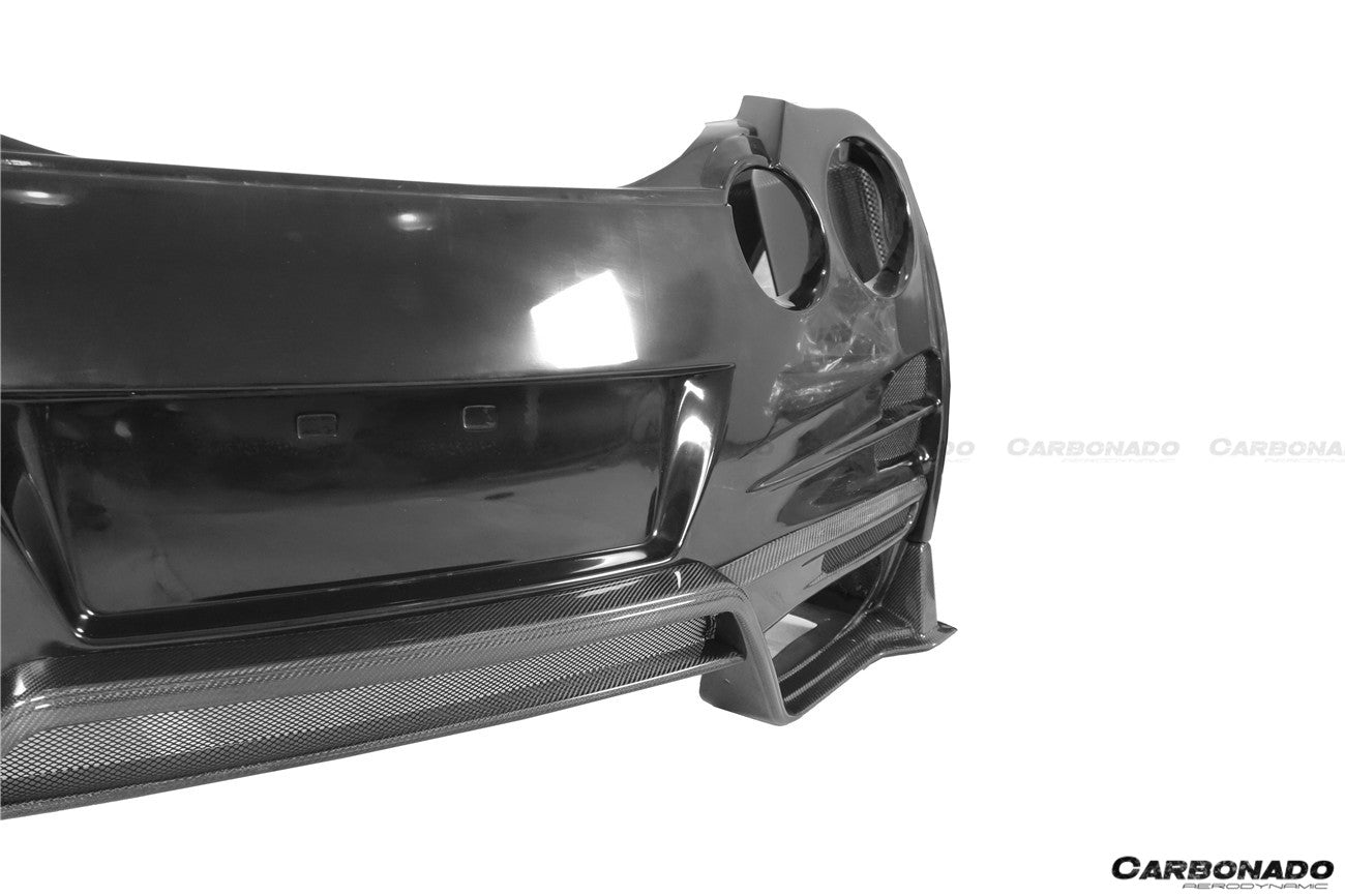 2008-2023 Nissan GTR R35 CBA DBA EBA TS Style Rear Bumper with Diffuser Undertray And Fins - DarwinPRO Aerodynamics