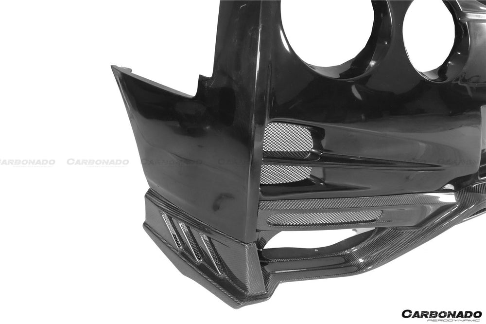 Parachoques trasero estilo TS con difusor y aletas para Nissan GTR R35 CBA/DBA/EBA 2008-2022