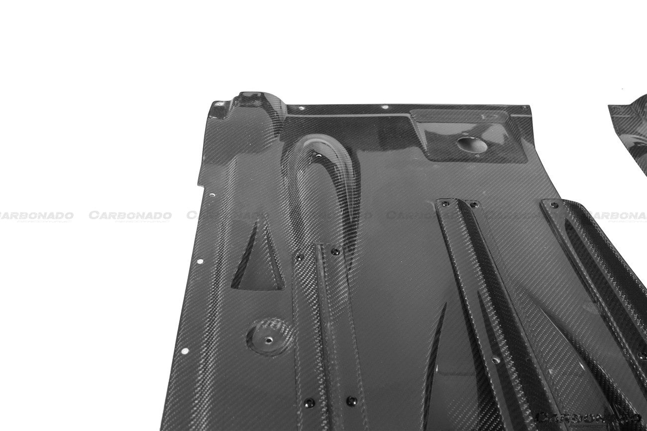 2008-2023 Nissan GTR R35 CBA DBA EBA TS Style Rear Bumper with Diffuser Undertray And Fins - DarwinPRO Aerodynamics