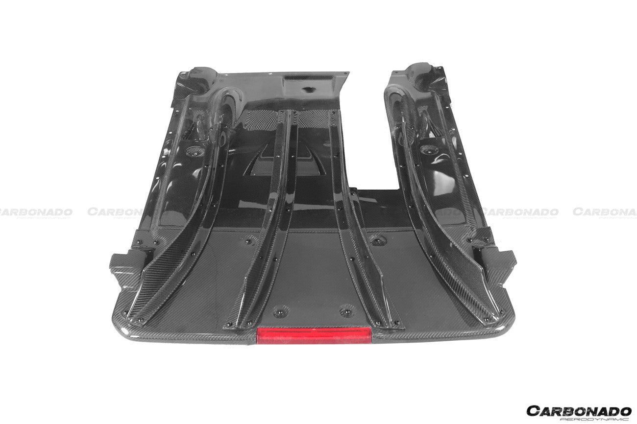 2008-2023 Nissan GTR R35 CBA DBA EBA TS Style Rear Bumper with Diffuser Undertray And Fins - DarwinPRO Aerodynamics
