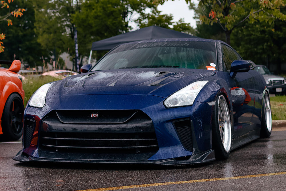 Parachoques delantero estilo TS Nissan GTR R35 CBA/DBA/EBA 2008-2022