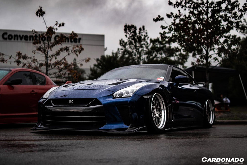 Parachoques delantero estilo TS Nissan GTR R35 CBA/DBA/EBA 2008-2022