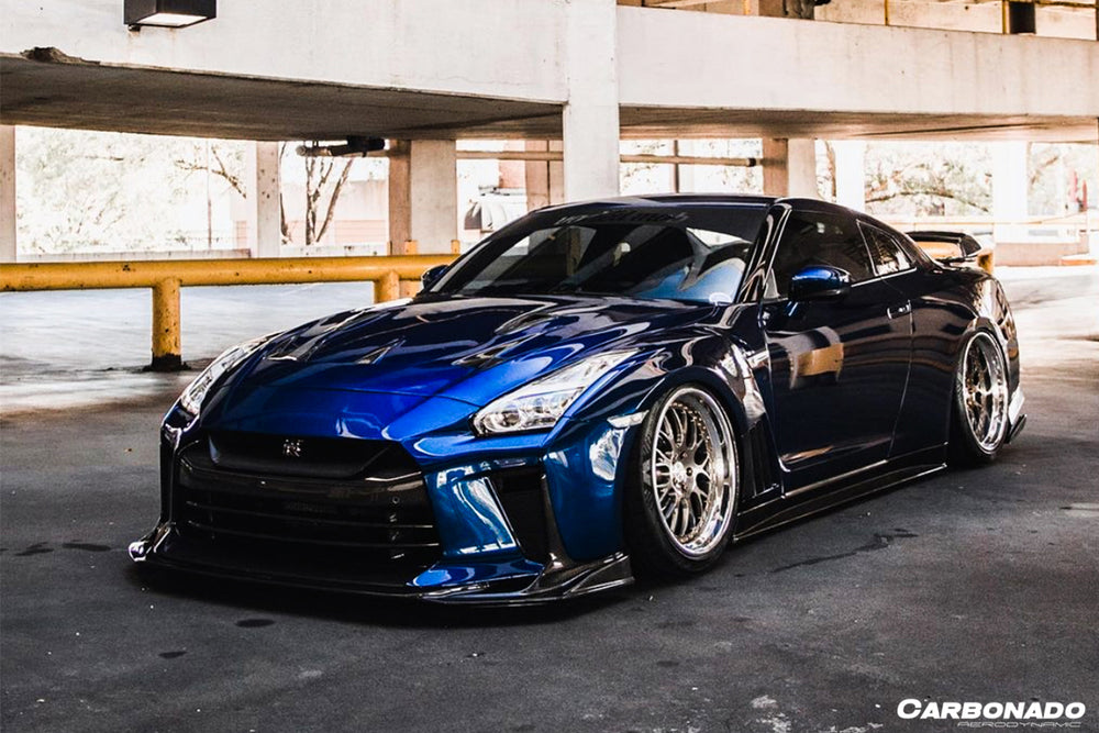 Parachoques delantero estilo TS Nissan GTR R35 CBA/DBA/EBA 2008-2022