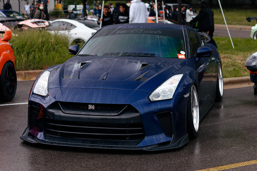 Parachoques delantero estilo TS Nissan GTR R35 CBA/DBA/EBA 2008-2022