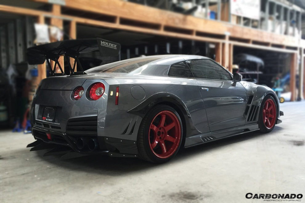 2008-2023 Nissan GTR R35 CBA DBA EBA VA Style Rear Fender Flare