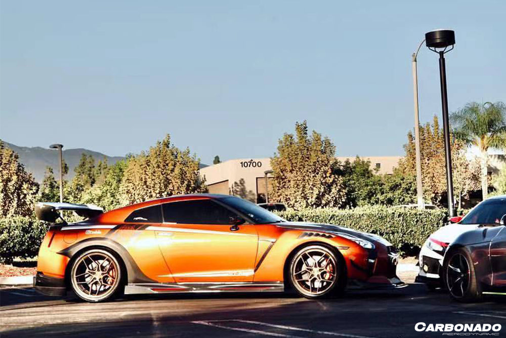 2008-2023 Nissan GTR R35 CBA DBA EBA VA Style Rear Fender Flare