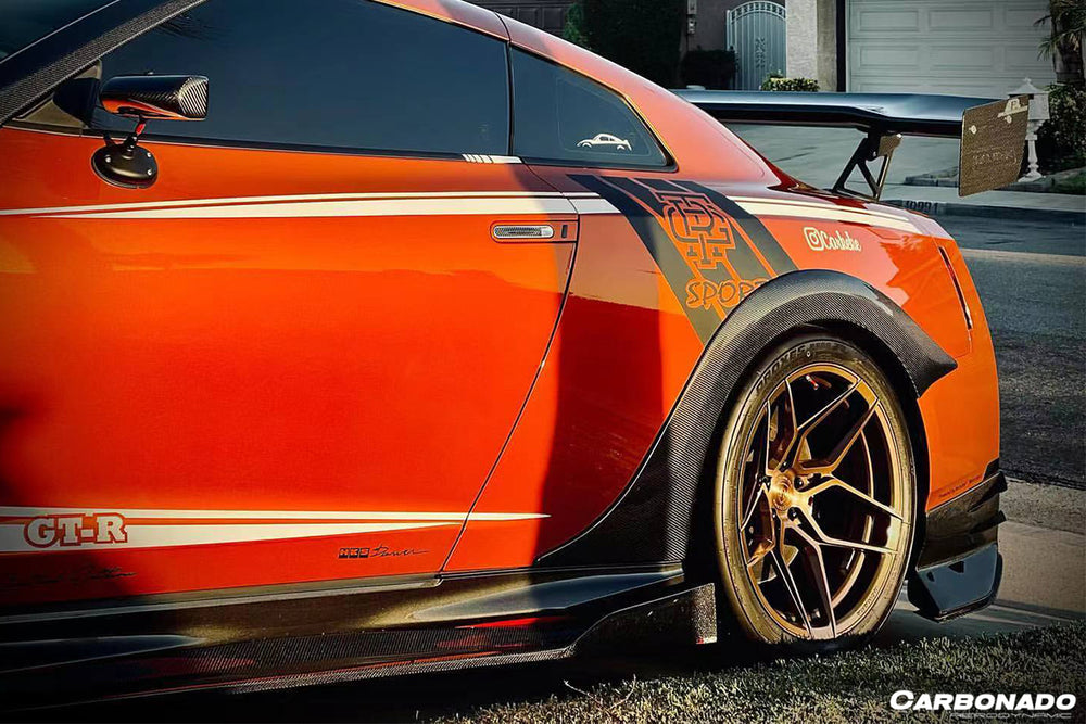 2008-2023 Nissan GTR R35 CBA DBA EBA VA Style Rear Fender Flare