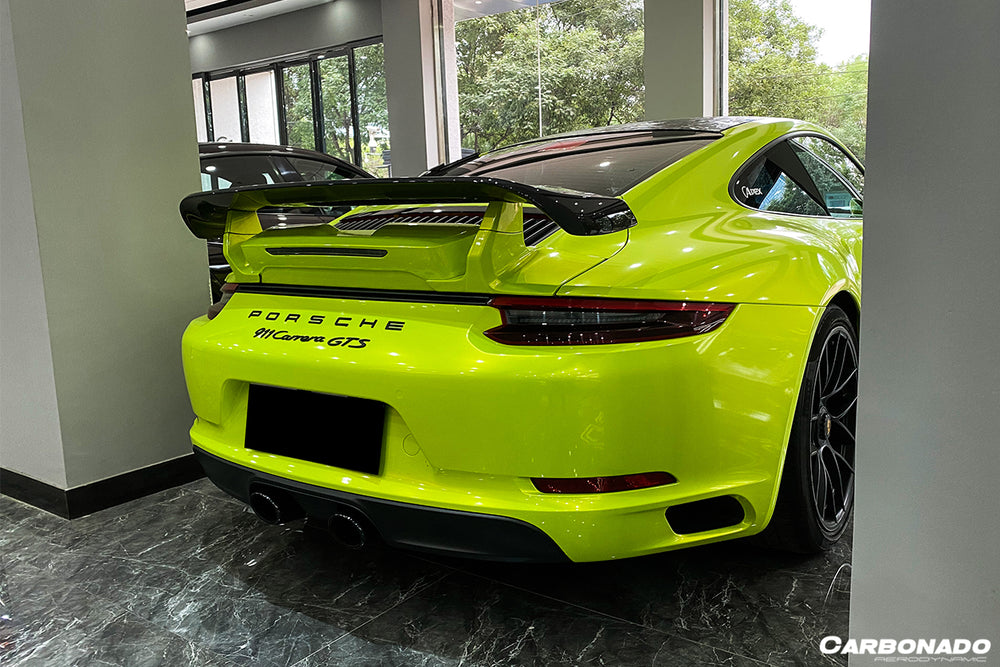 2016-2019 Porsche 911 991.2 Carrera & S & 4S & GTS TA Style Trunk Spoiler Wing - DarwinPRO Aerodynamics